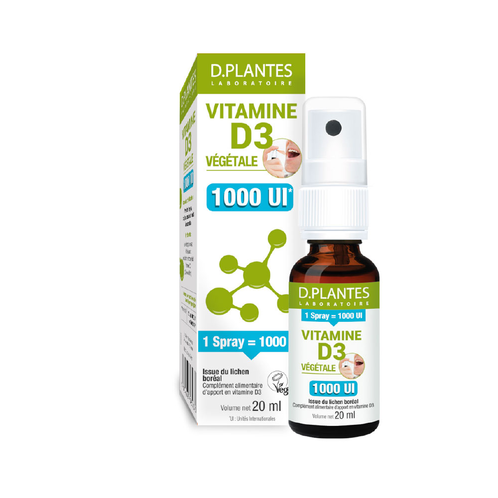 D. Plantes Vitamina D3 Planta 1000 IU Spray 20 ml