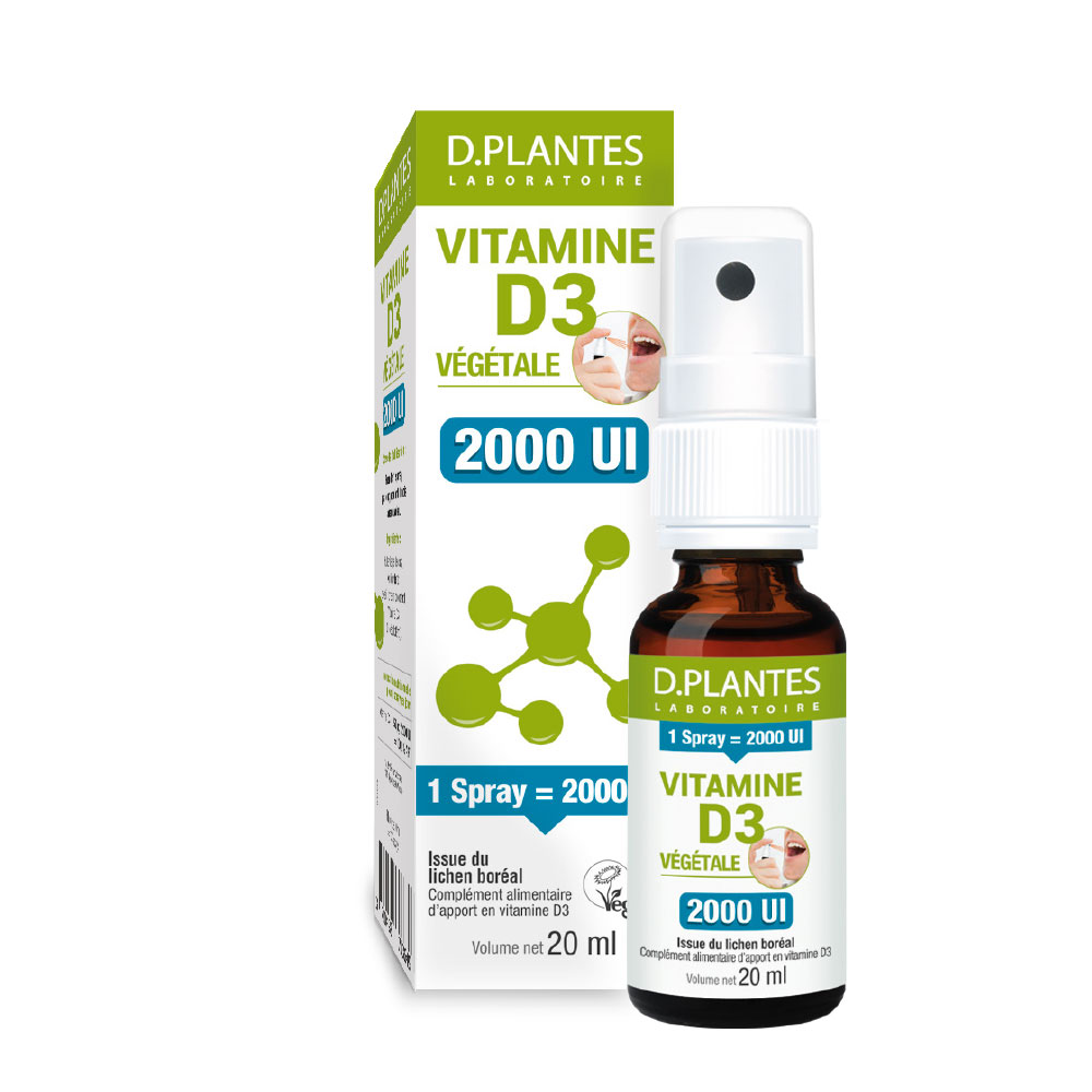 D. Plantes Vitamina D3 Planta 2000 IU Spray 20 ml