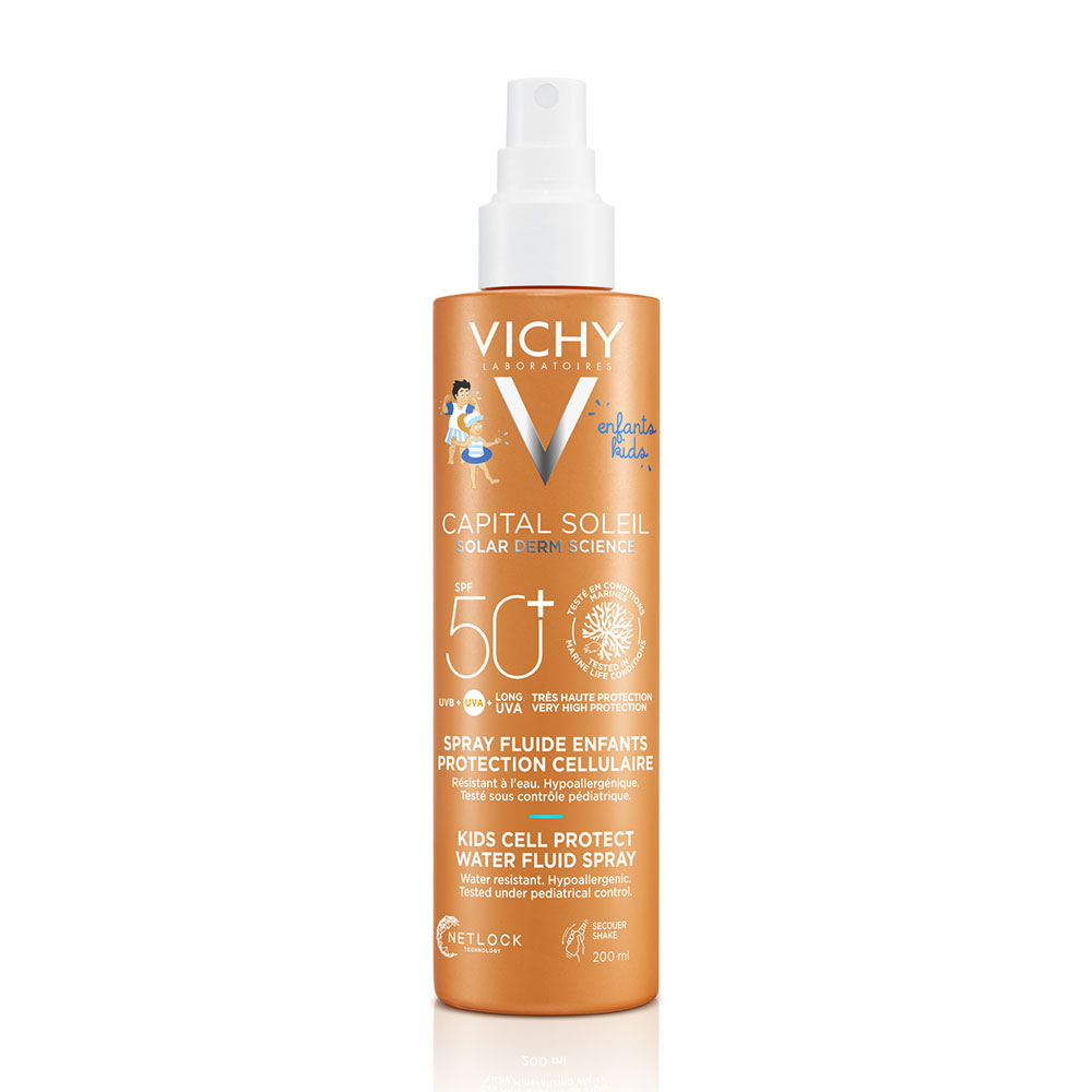 Vichy Capital Soleil Spray Fluido Infantil SPF50+ 200 ml