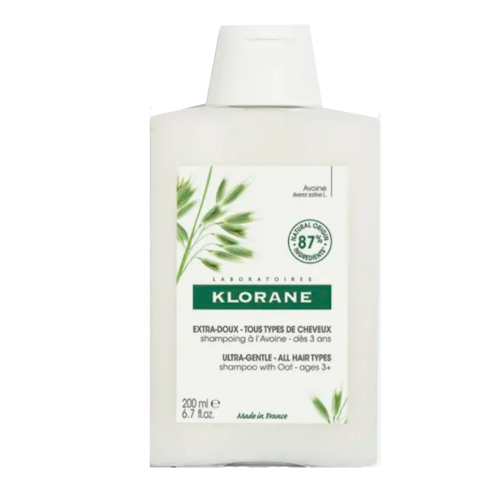 Klorane Avena Champú Ultra Suave Tous types de cheveux 100ml