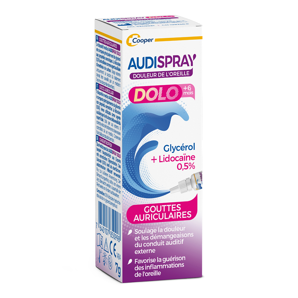 Audispray Gotas para los oídos DOLO 7g