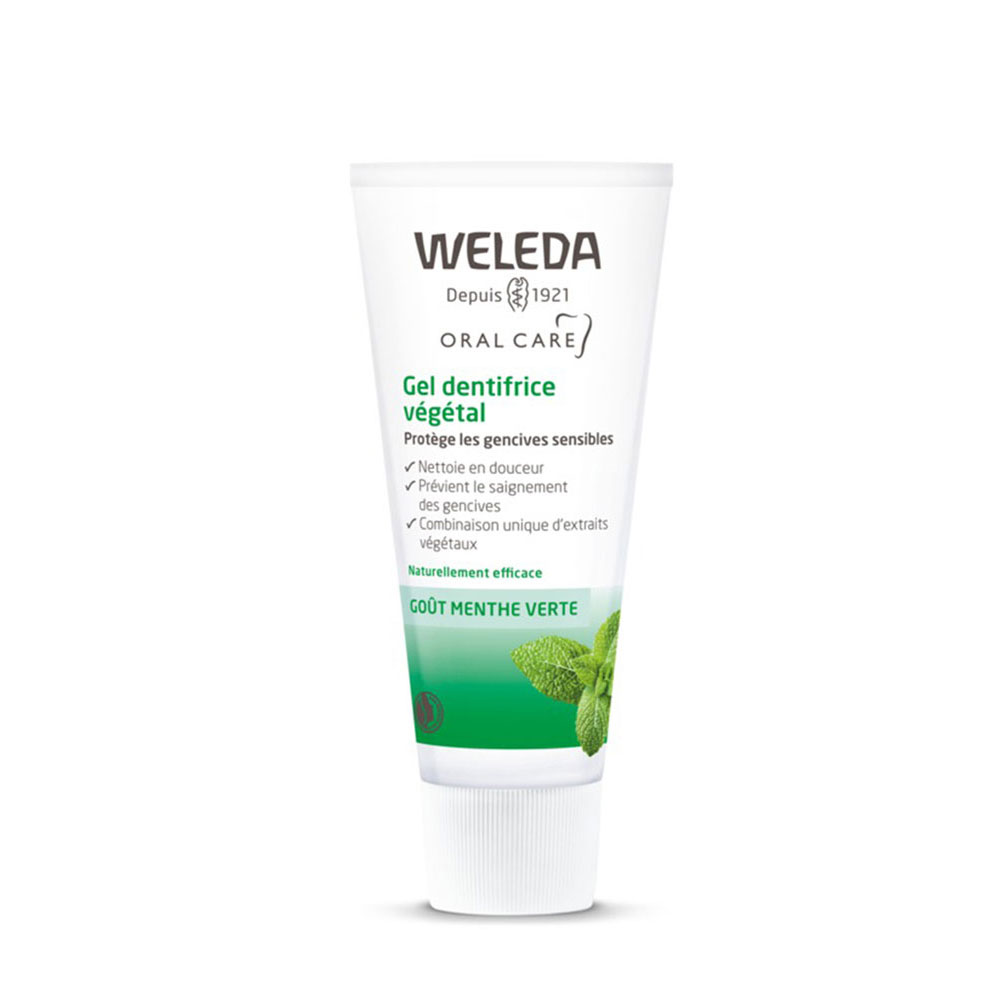 Weleda Gel Dentifrico Vegetal Goût menthe verte 75ml