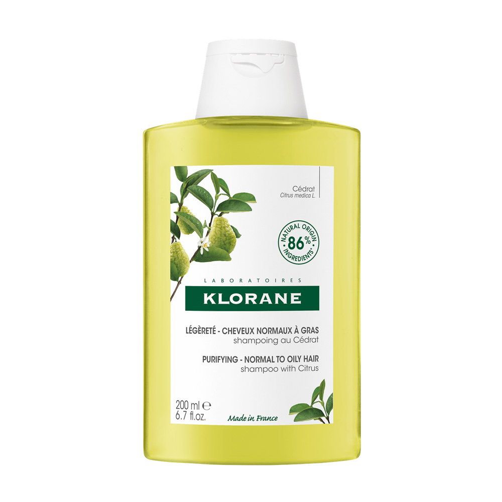Klorane Cidra Champú ligereza purificador cabello normal graso rápidamente 200ml