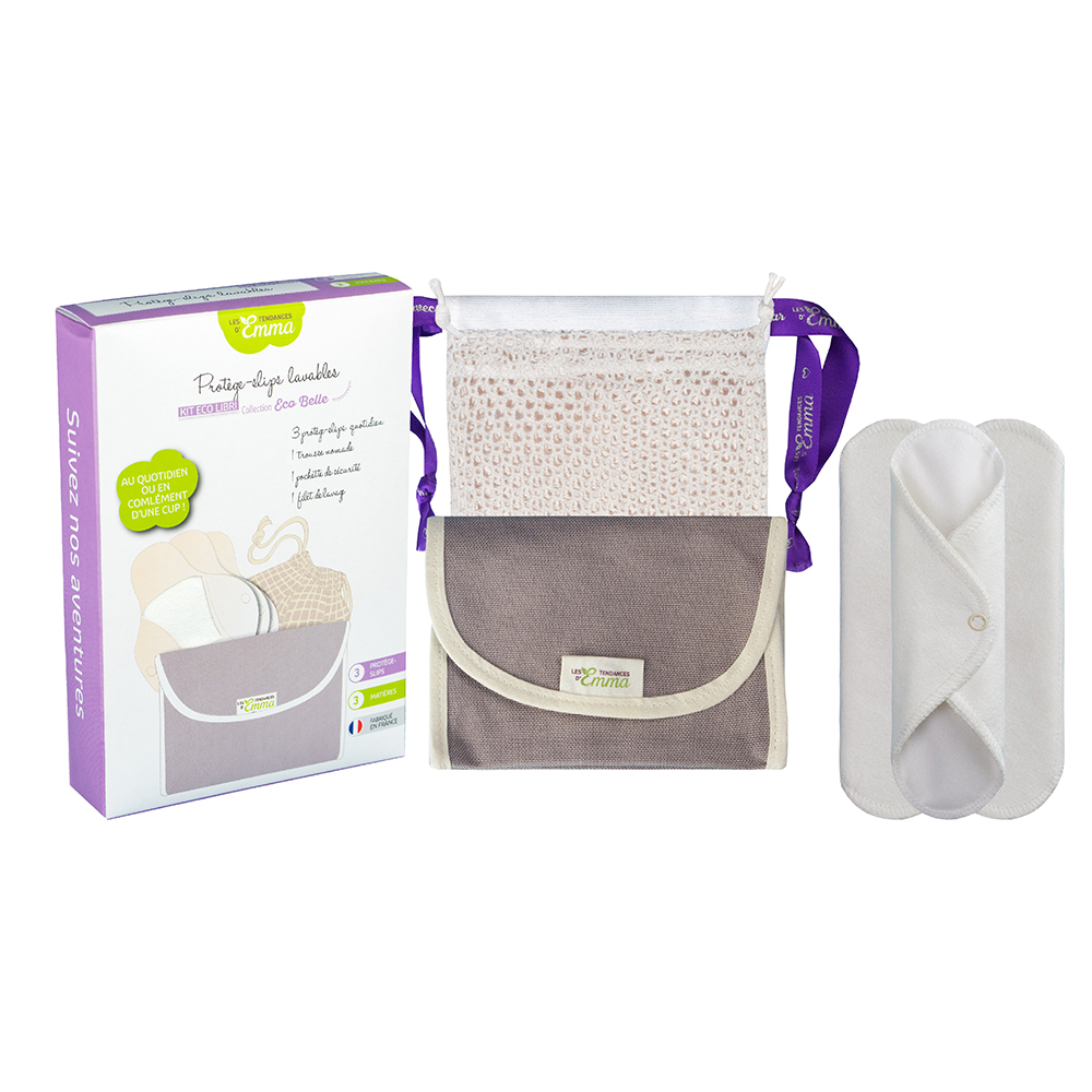 Les Tendances D'Emma Eco Belle Kit de 3 Slip Lavables