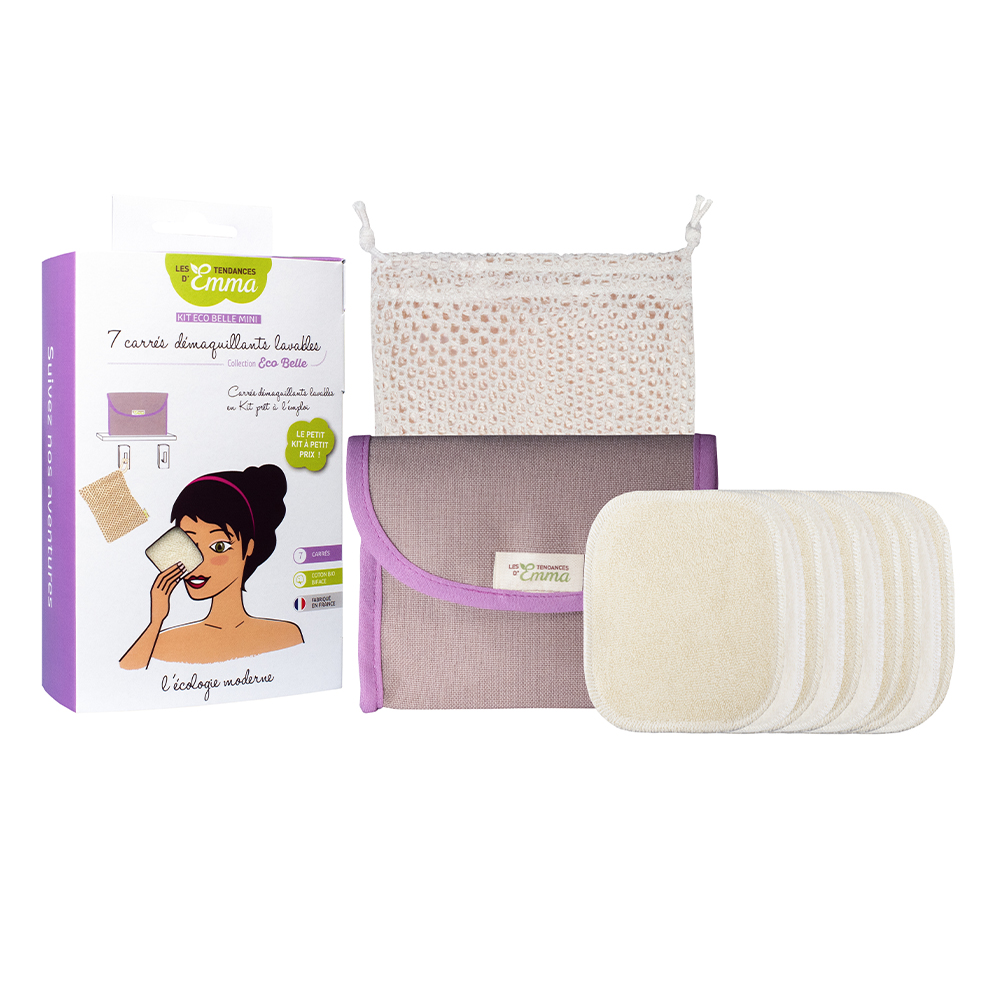 Les Tendances D'Emma Eco Belle Kit mini discos desmaquillantes algodón x7
