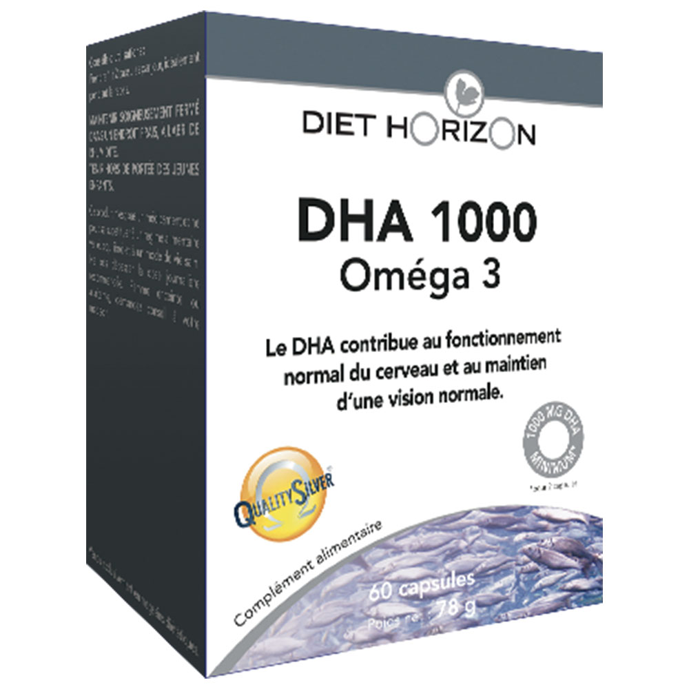 Diet Horizon DHA 1000 omega 3 60 cápsulas