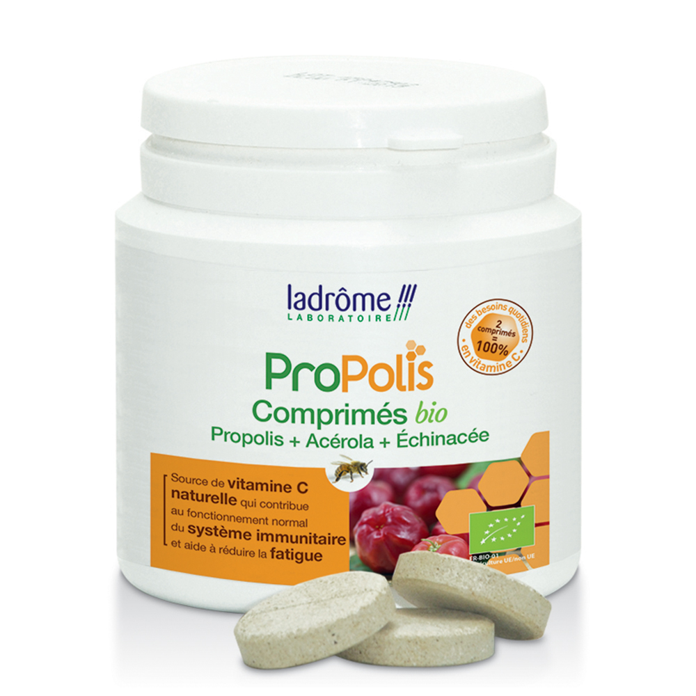 Ladrôme Propolis Propóleo acerola y equinácea bio 40 comprimidos