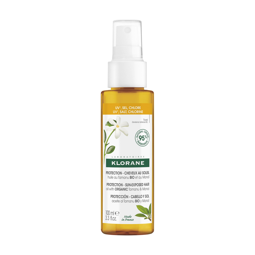 Klorane Aceite Capilar Protector con Tamanu Ecológico y Monoï