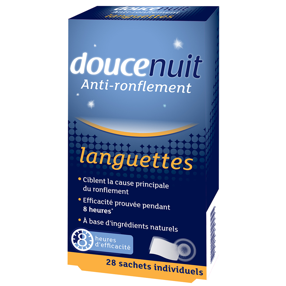Doucenuit Tiras nasales antirronquidos 28 sobres