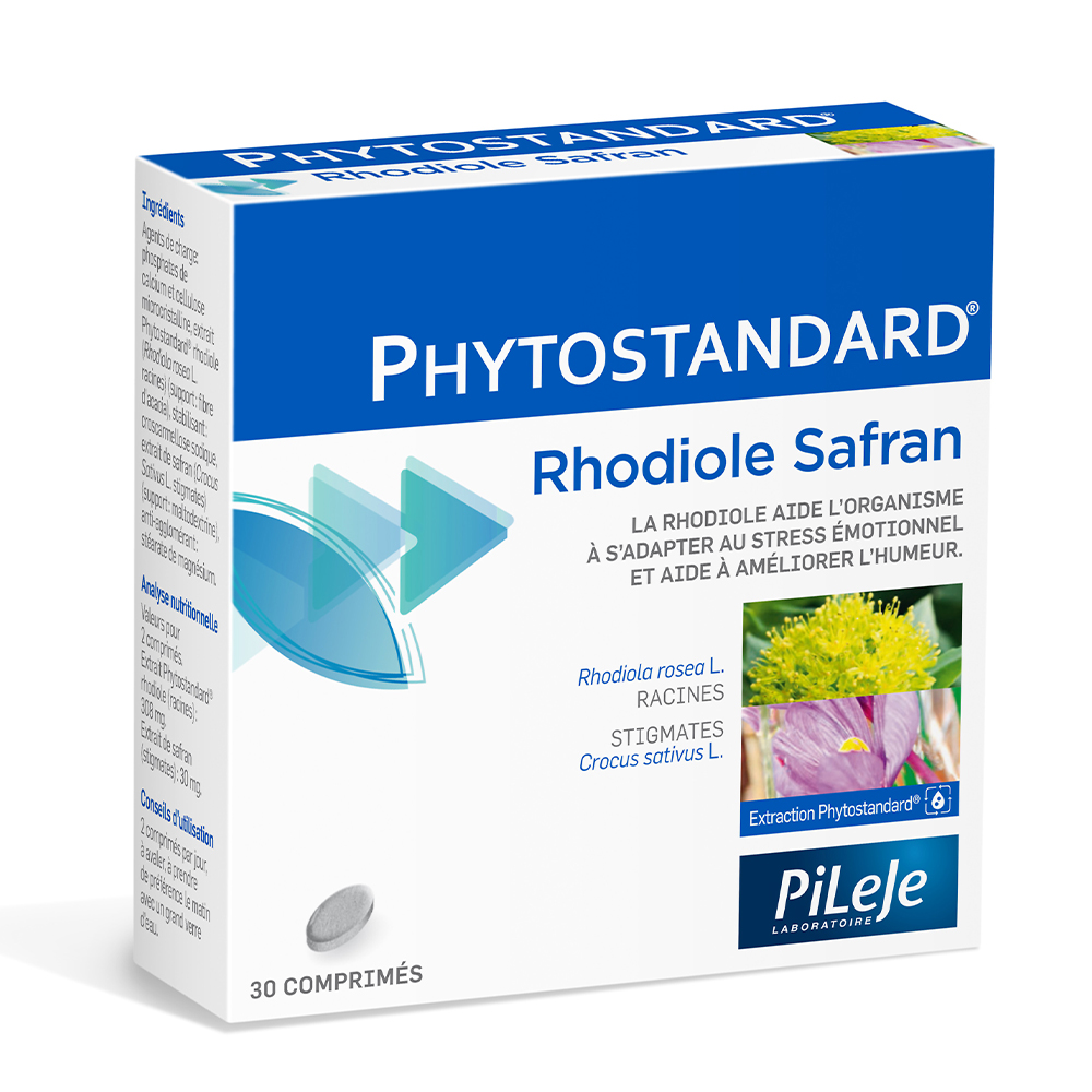 Pileje Phytostandard Phytostandard Rodiola y Azafrán 30 comprimidos