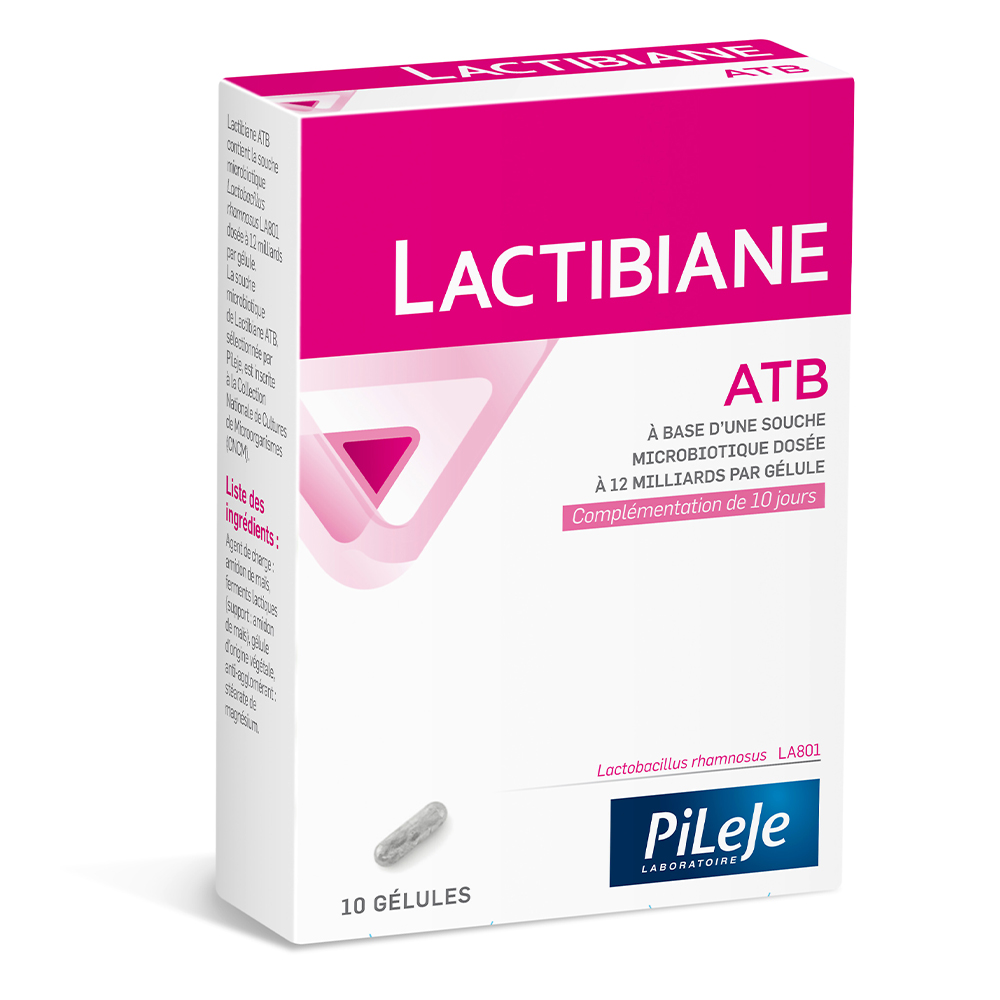 Pileje Lactibiane ATB Flora intestinal 10 cápsulas