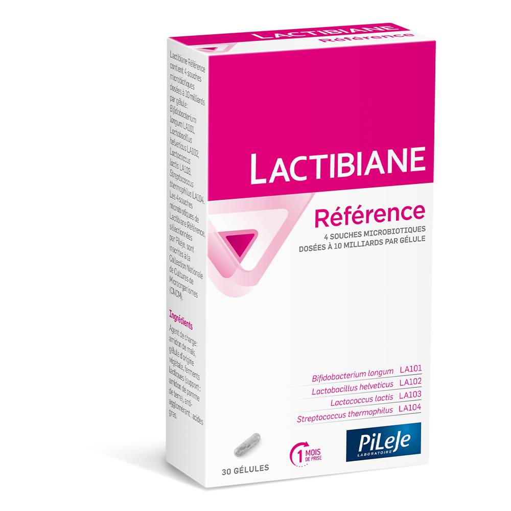 Pileje Lactibiane Référence flora intestinal 30 Cápsulas