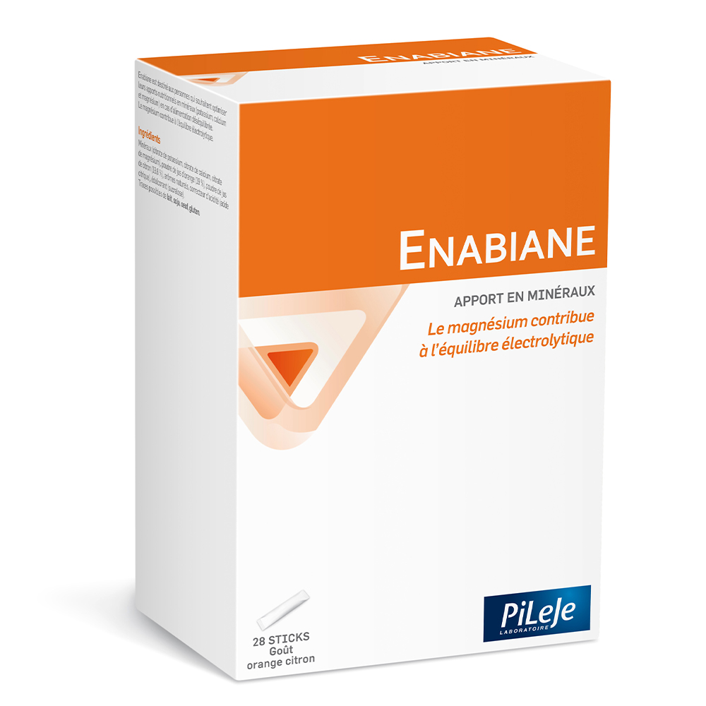 Pileje Enabiane Enabiane Sabor Naranja-limón Saveur Orange-Citron 28 sticks