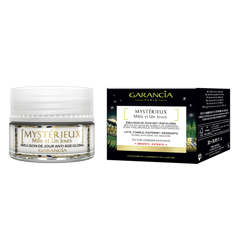 Garancia Mysterious Emulsión de día antiedad global Mille et Un Jours Pieles mixtas a grasas 30 ml