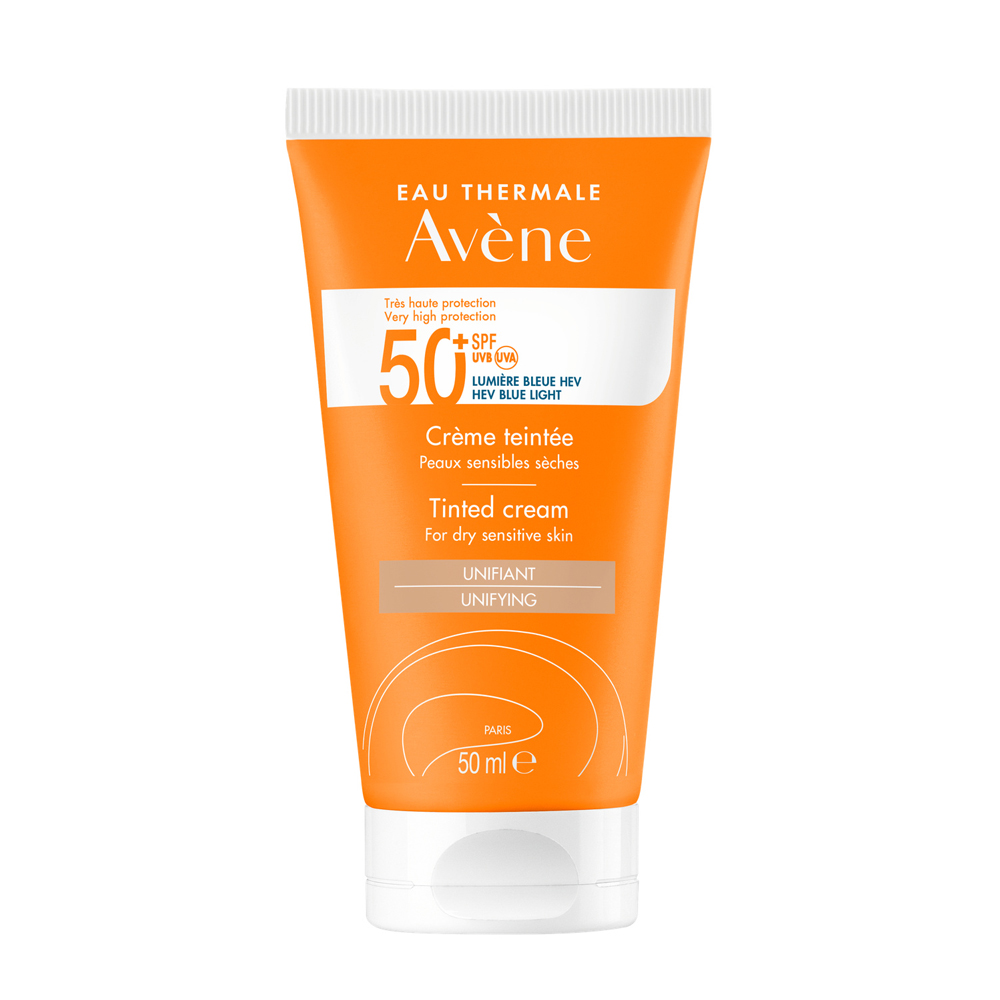 Avène Solar Crema teñida SPF50+ piel sensible 50 ml