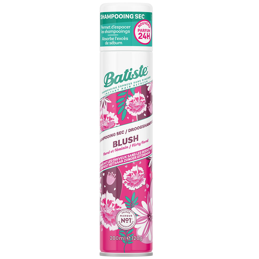Batiste Champú seco Blush fragrancia de larga duración 200 ml