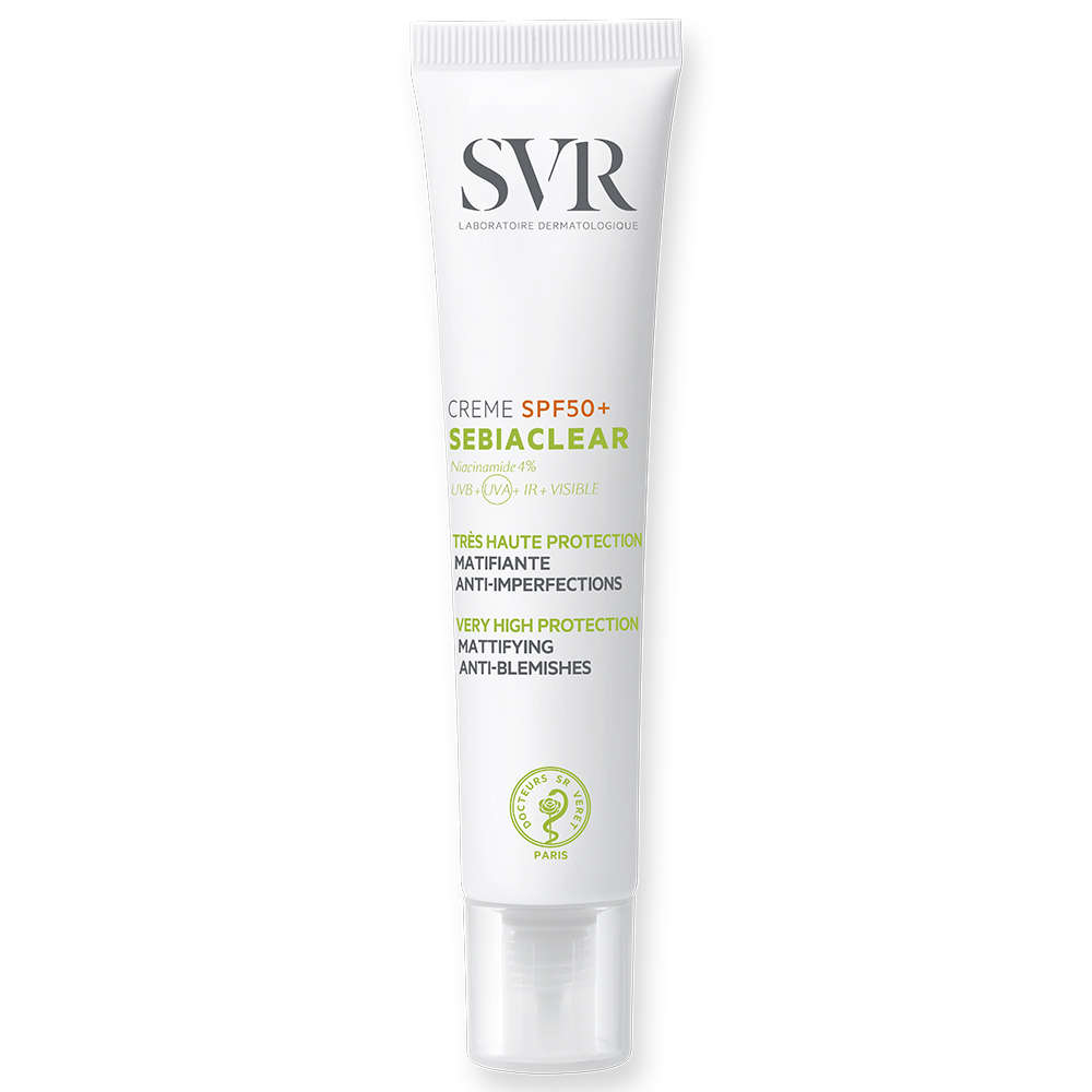 Svr Sebiaclear Crema SPF50 Alta Protección Solar Matificante 40ml