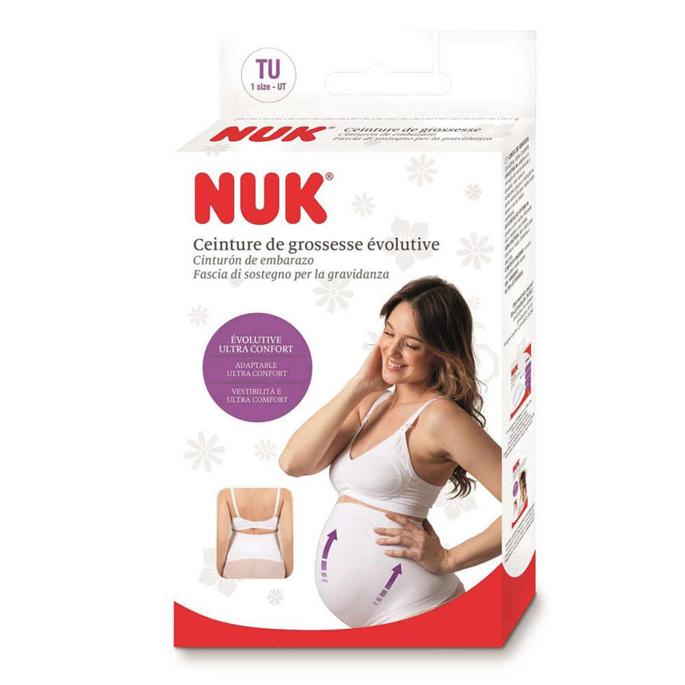 Nuk Cinturón de sujeción para embarazadas Talla única Le Blanc