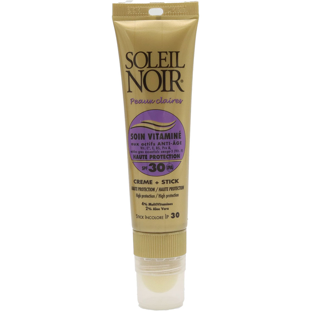 Soleil Noir N°42 Crema Vitaminada + Stick Alta Proteccion Spf30 20 ml