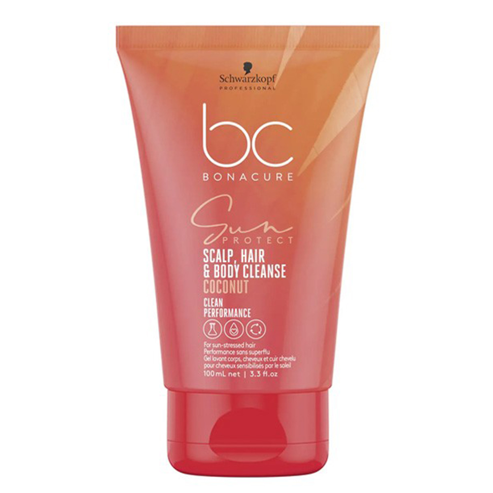 Schwarzkopf Professional Sun Protect Gel limpiador para cabello y cuero cabelludo BC Bonacure 100 ml