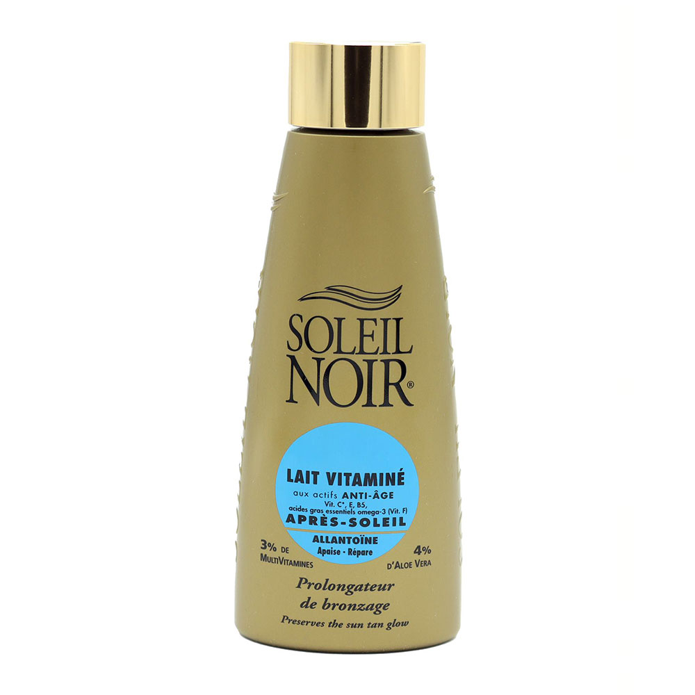 Soleil Noir Leche Vitaminada Aftersun Antiedad Bronceado Duradero 150ml