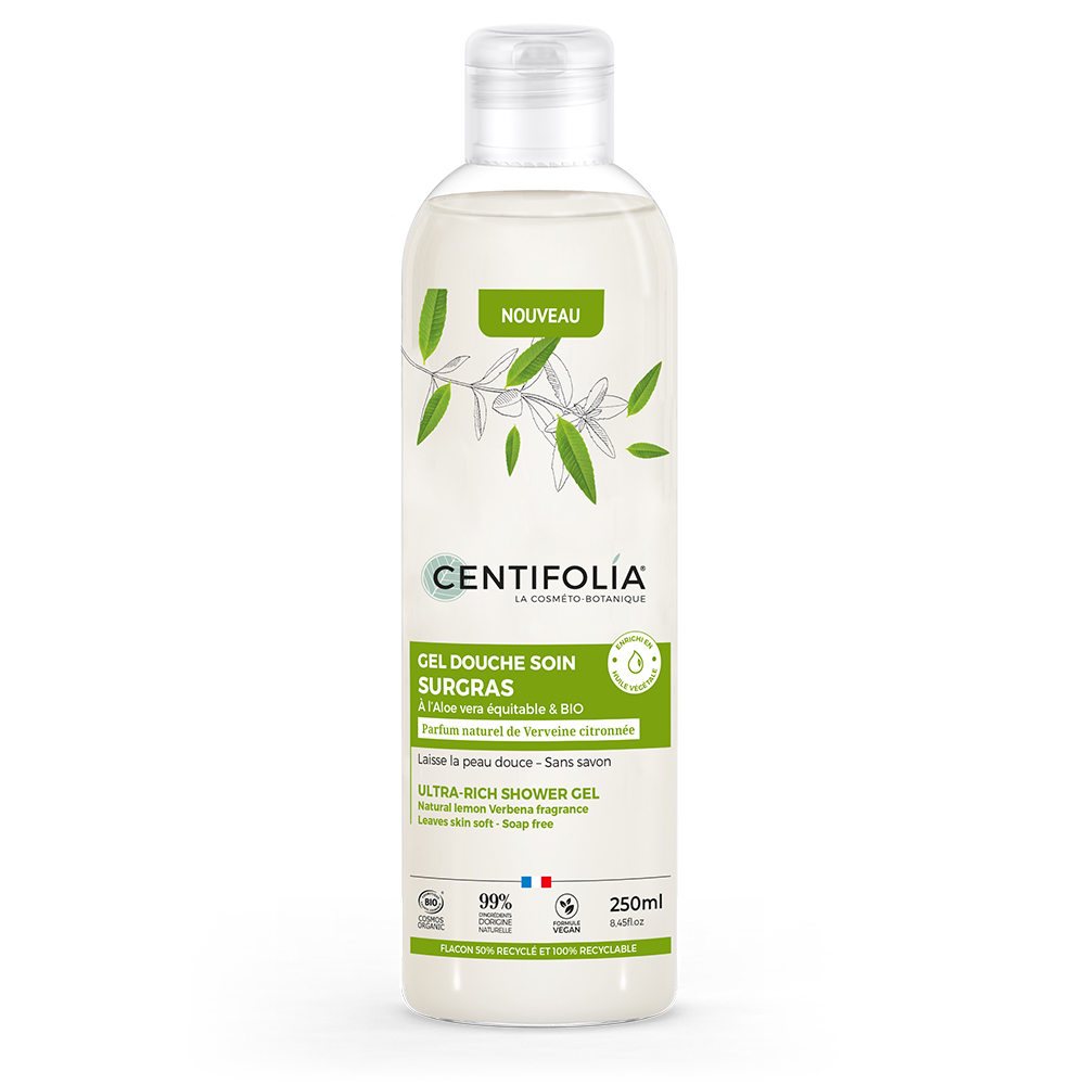Centifolia Gel ducha nutritivo perfume verbena y limón 250 ml