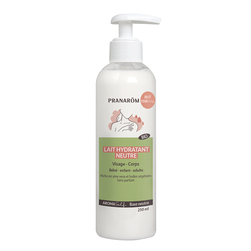 Pranarôm Aromaself Leche hidratante neutra ecológica Cara, cuerpo, manos 250 ml