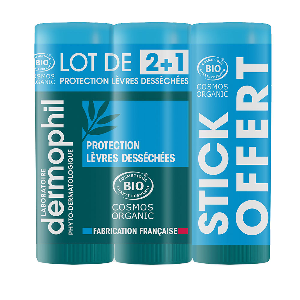 Dermophil Indien Stick labial bio labios secos 3x4g