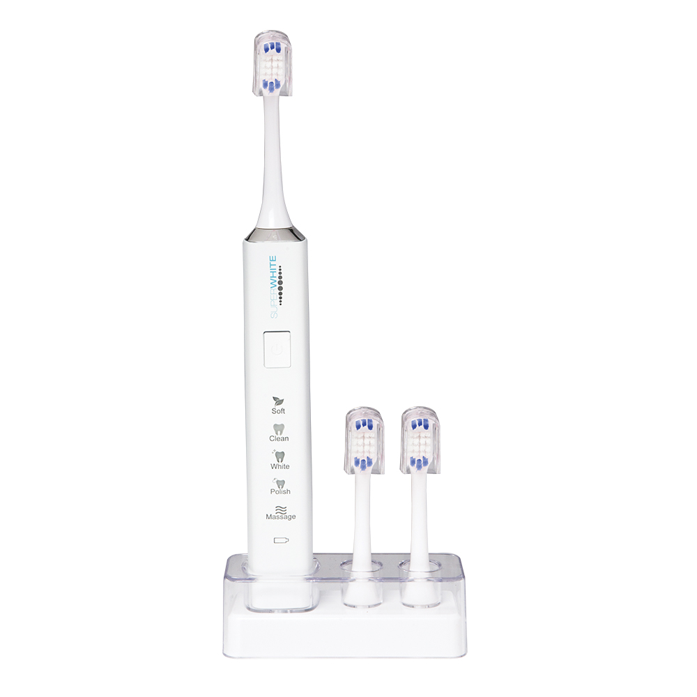 Superwhite Cepillo dental sónico suave White + 3 cabezales