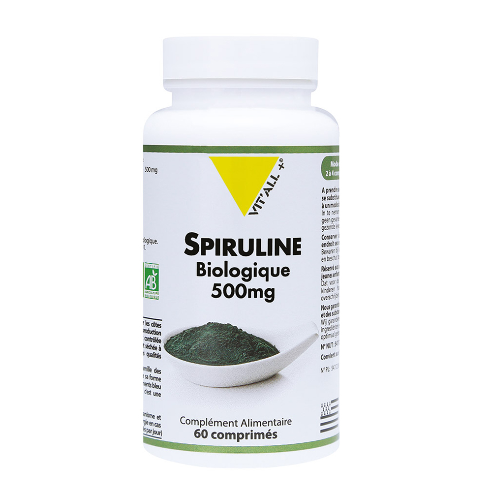 Vit'All+ Spirulina bio 500 mg 60 cápsulas