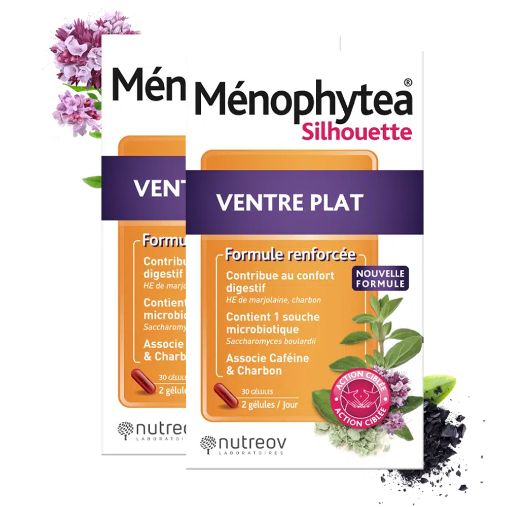 Ménophytea Menophytea Silueta Vientres planos 2x30 comprimidos