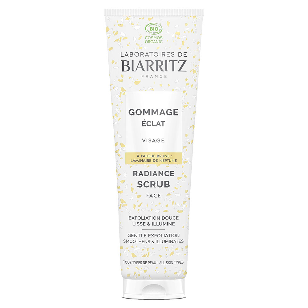 Laboratoires De Biarritz Limpieza Exfoliante Orgánico Resplandor Cara 75 ml