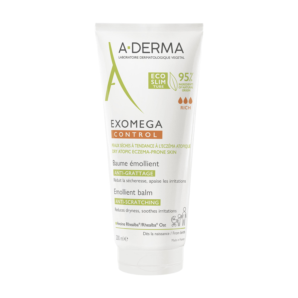 A-Derma Exomega Control Bálsamo emoliente antiirritaciones con tendencia al eccema atópico 200 ml