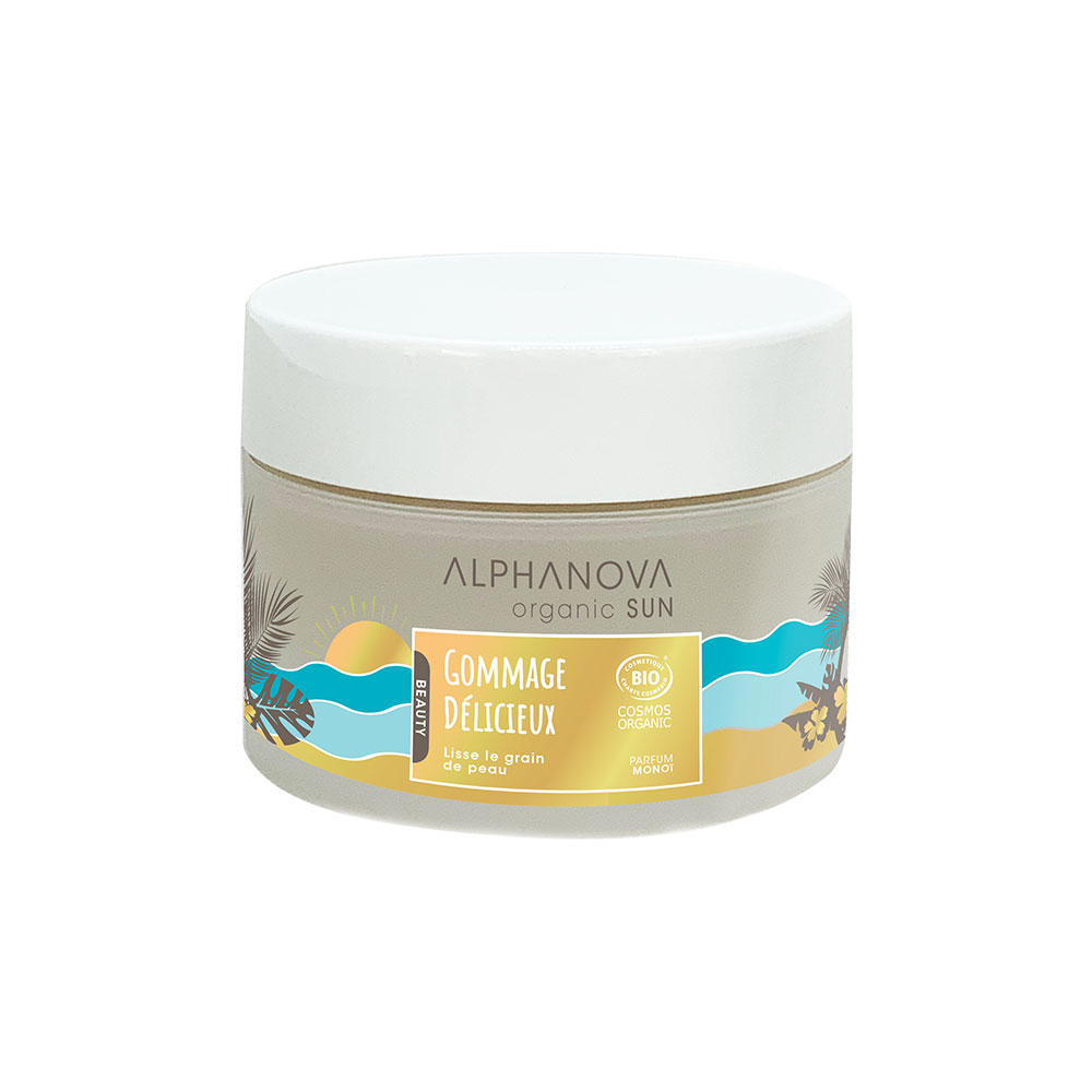 Alphanova Sun Exfoliante orgánico delicioso 200g