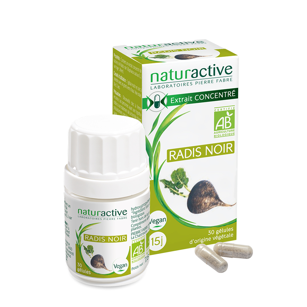Naturactive Rábano negro ecológico 30 Gélulas