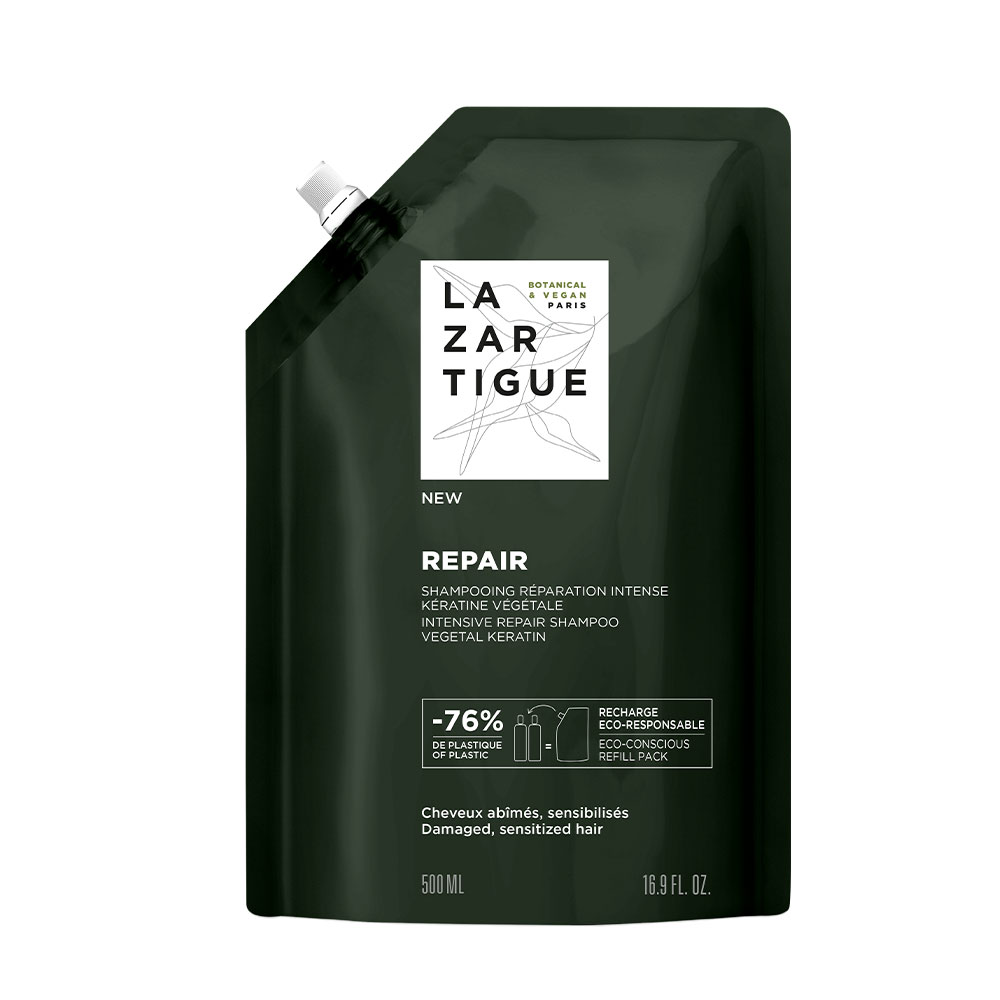Lazartigue Repair Recarga ecológica champú reparación intensa 500 ml