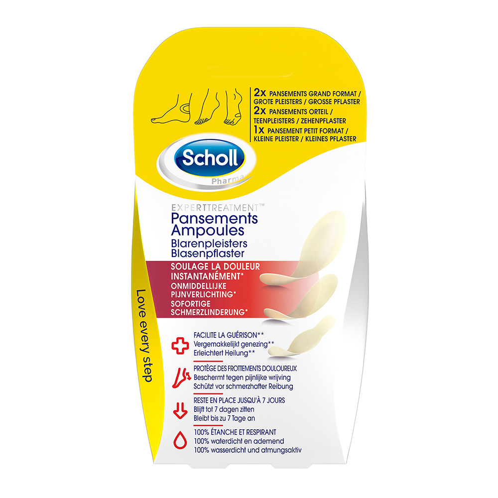 Scholl Vendas Ampollas Diferentes Tamaños Para talones y dedos x5