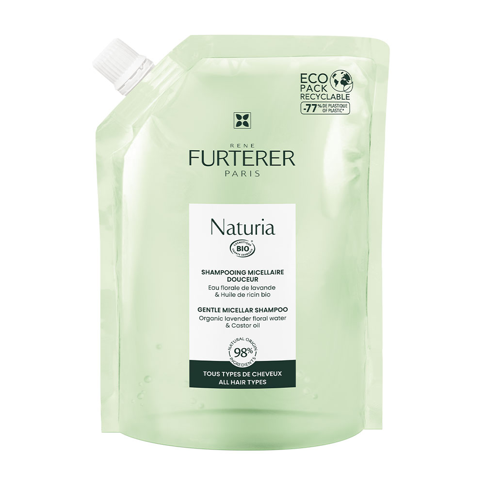René Furterer Naturia Recarga ecológica Champú micelar suave 400 ml