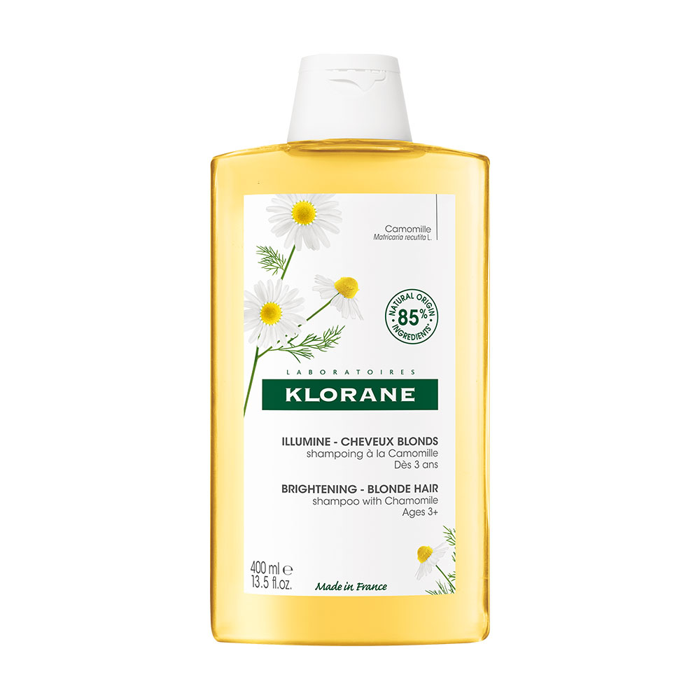 Klorane Camomila Champú reflejos rubios cabello rubio 400ml