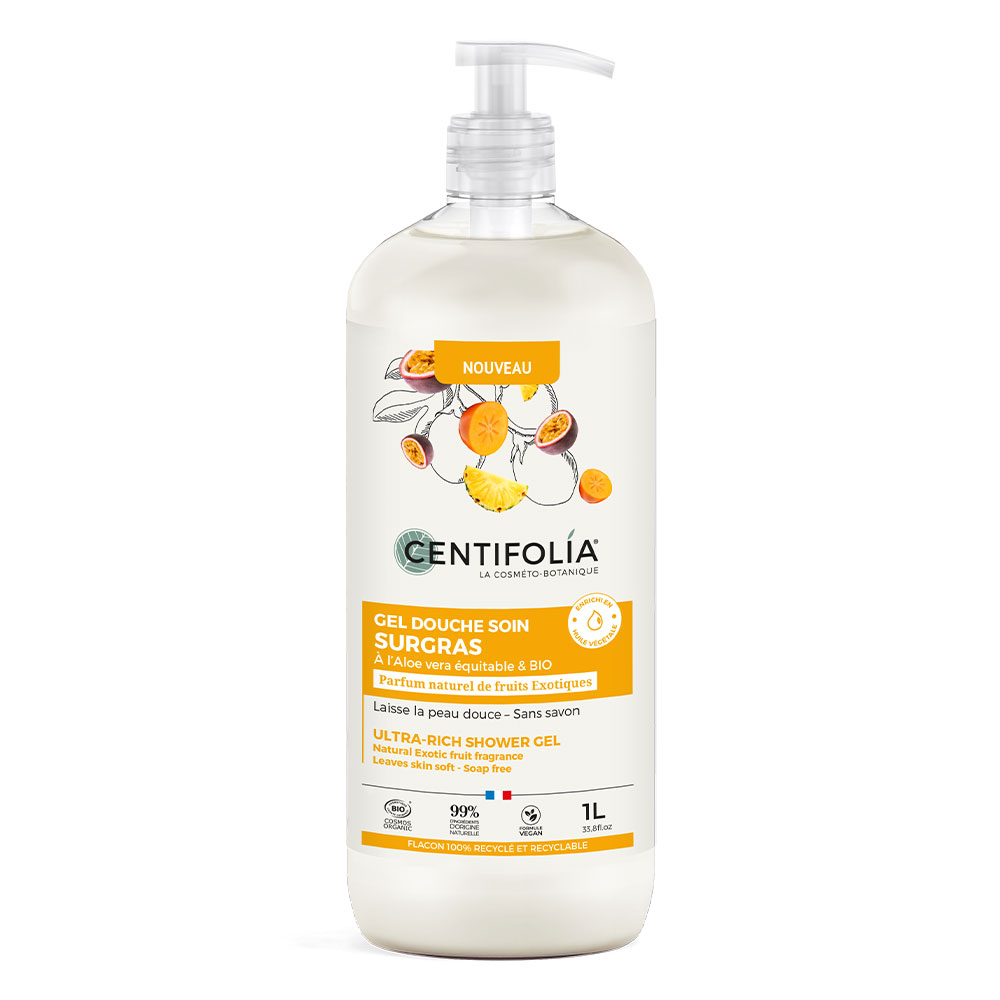 Centifolia Gel ducha Surgras Frutas Exóticas BIO 1l