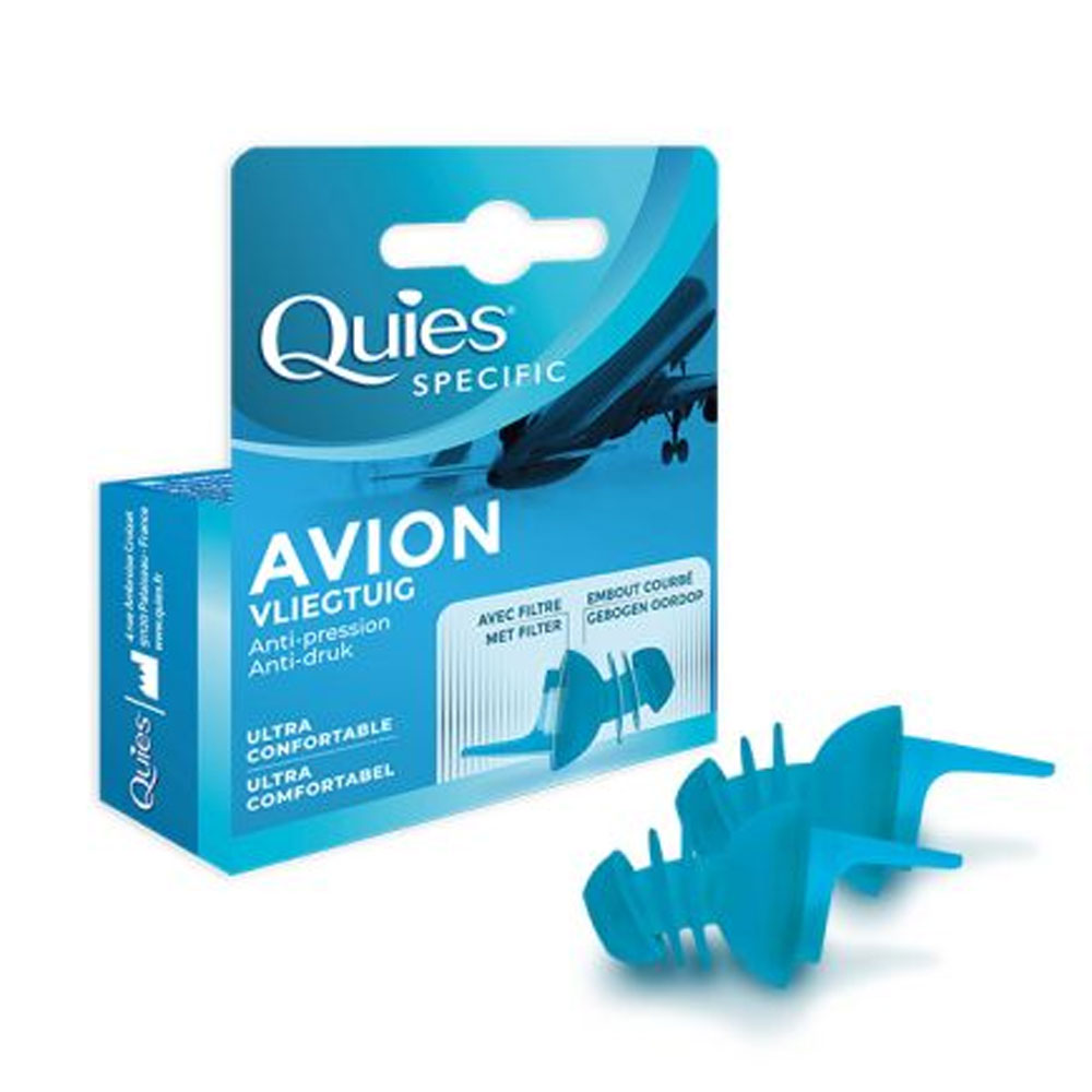 Quies Protección auditiva avión adulto 1 Par