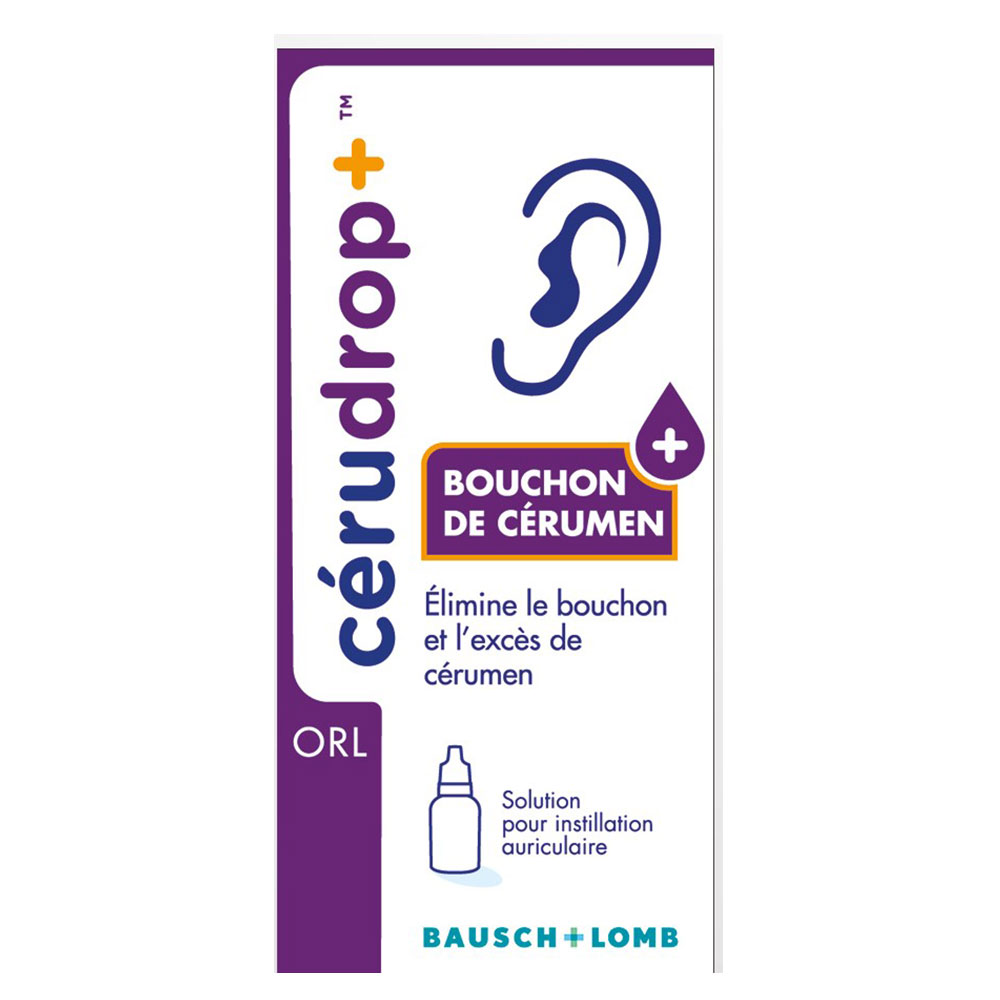 Bausch&Lomb Cérudrop+ solución auricular 12 ml