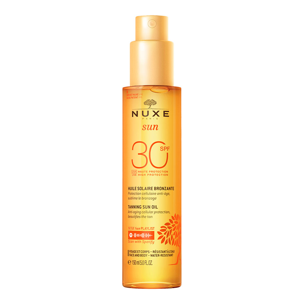 Nuxe Sun Aceite bronceador rostro y cuerpo alta protección SPF30 150 ml