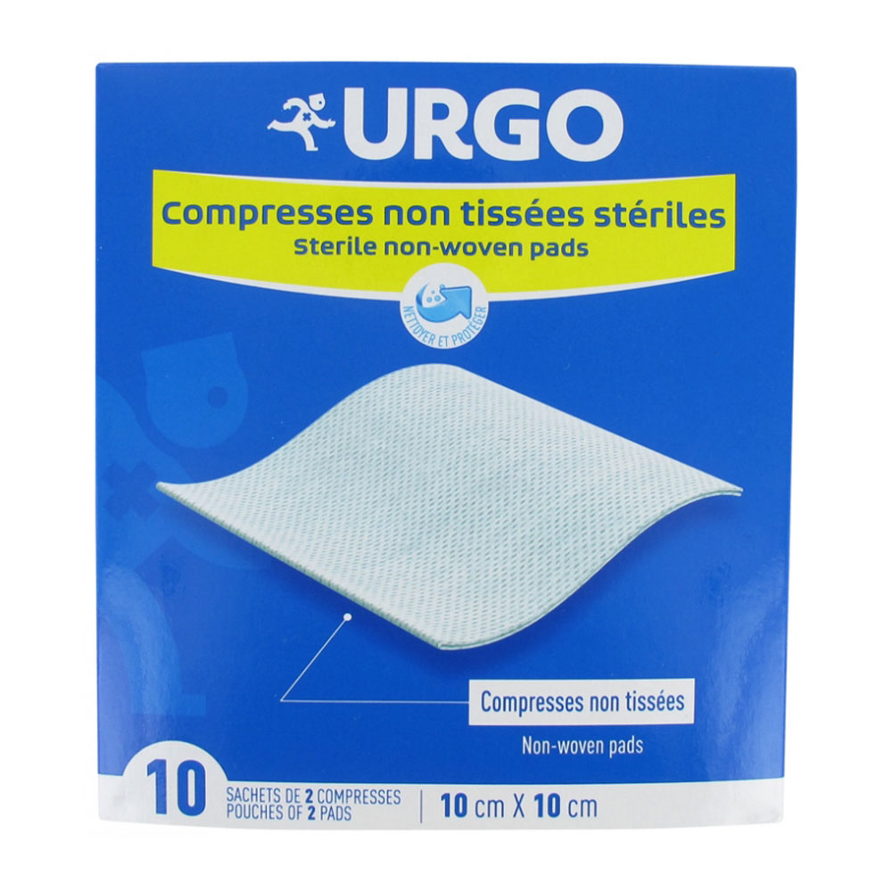 Urgo Compresas estériles no tejidas 10cmx10cm Caja de 10