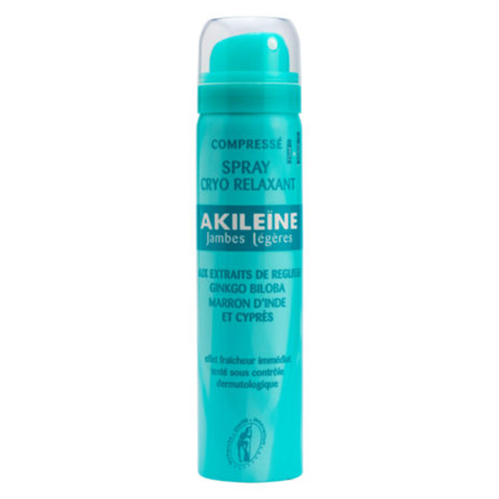 Asepta Akileine Spray Cryo relaxant jambes légères 75ml