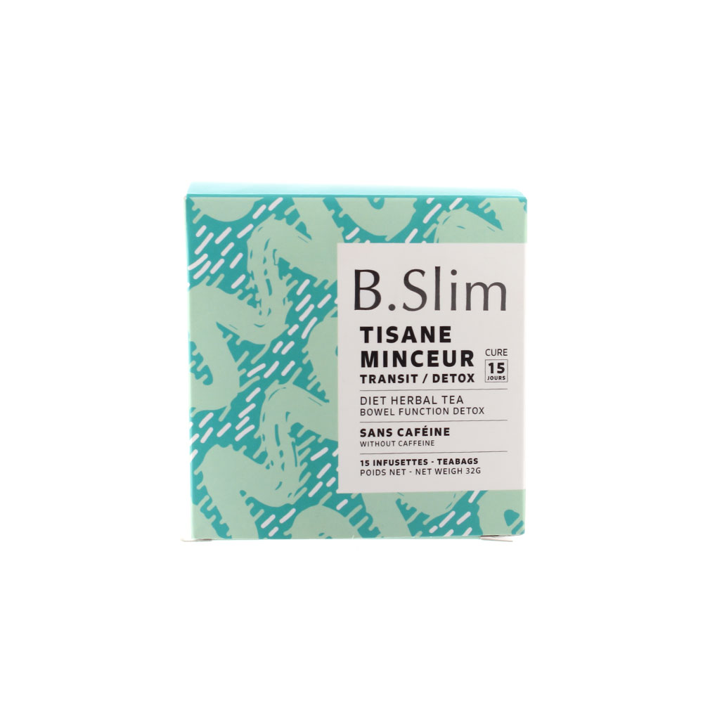 Diet World B.Slim Infusión adelgazante tránsito y detox sin cafeína x15 bolsitas