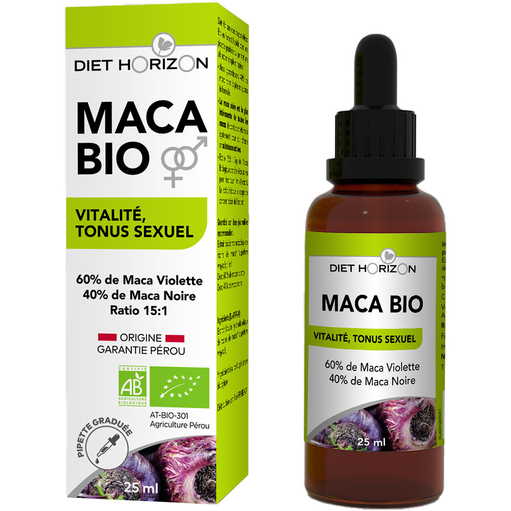 Diet Horizon Maca líquida ecológica vitalidad, sexualidad 25 ml