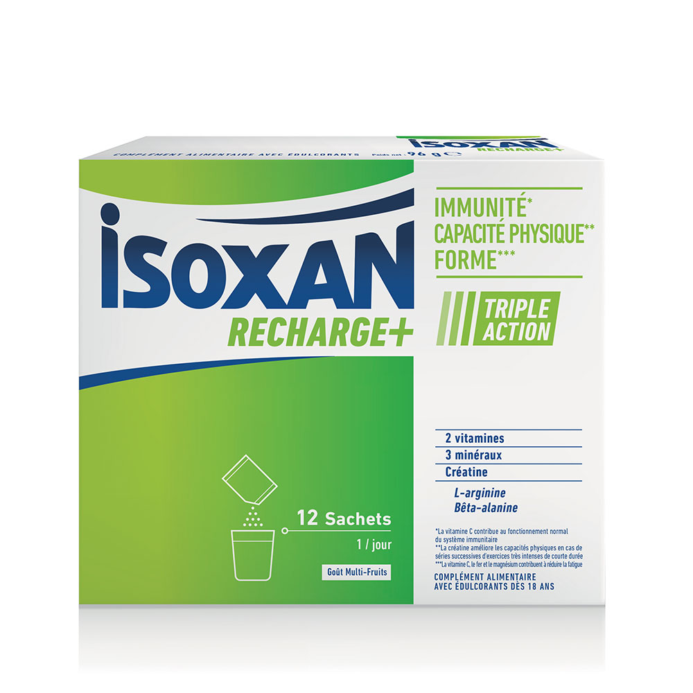 Isoxan Recarga+ Triple action 12 sobres