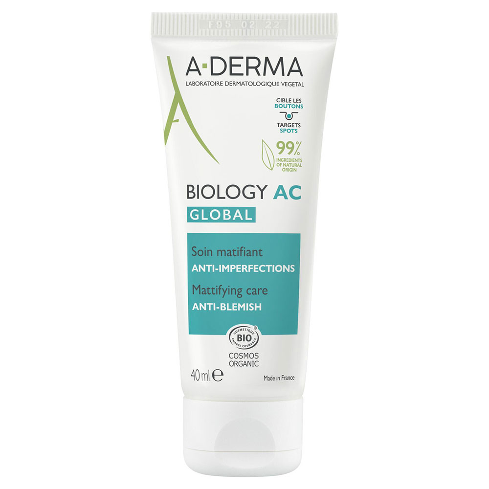 A-Derma Biology AC Cuidado matificante antiimperfecciones bio global 40 ml