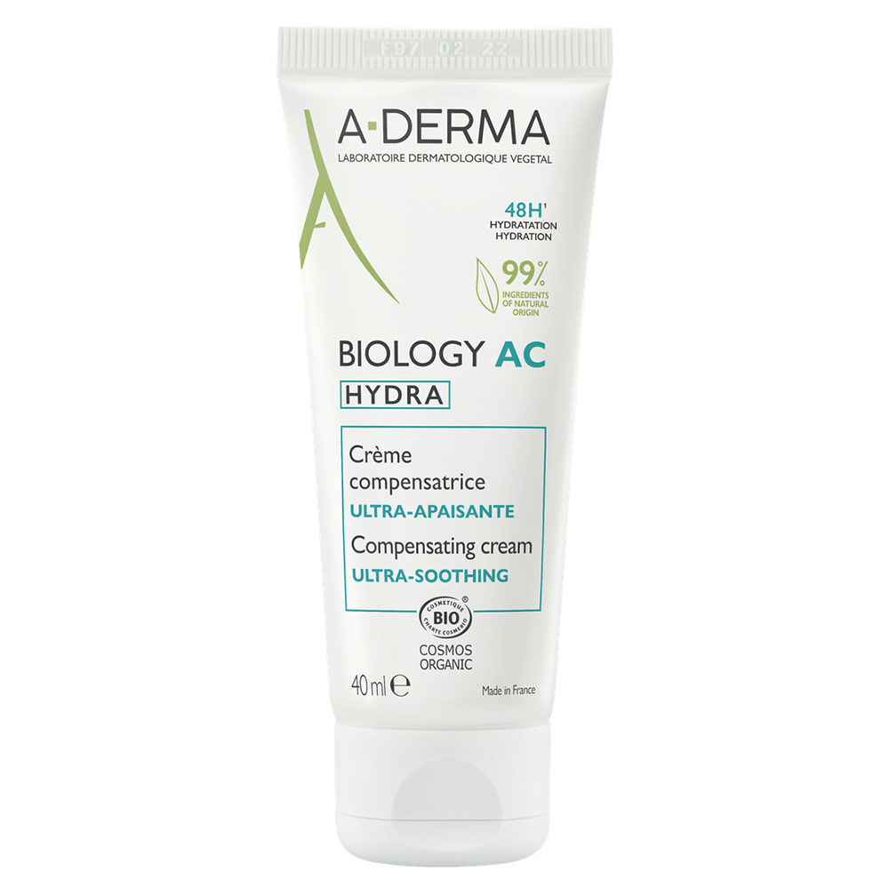 A-Derma Biology AC Crema compensadora ultraapaciguante hydra 40 ml